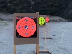 100 Pack - Red - 13" Bullseye Targets - Paper Shooting Targets