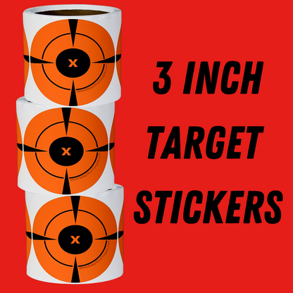 3 inch target stickers easyshot targets