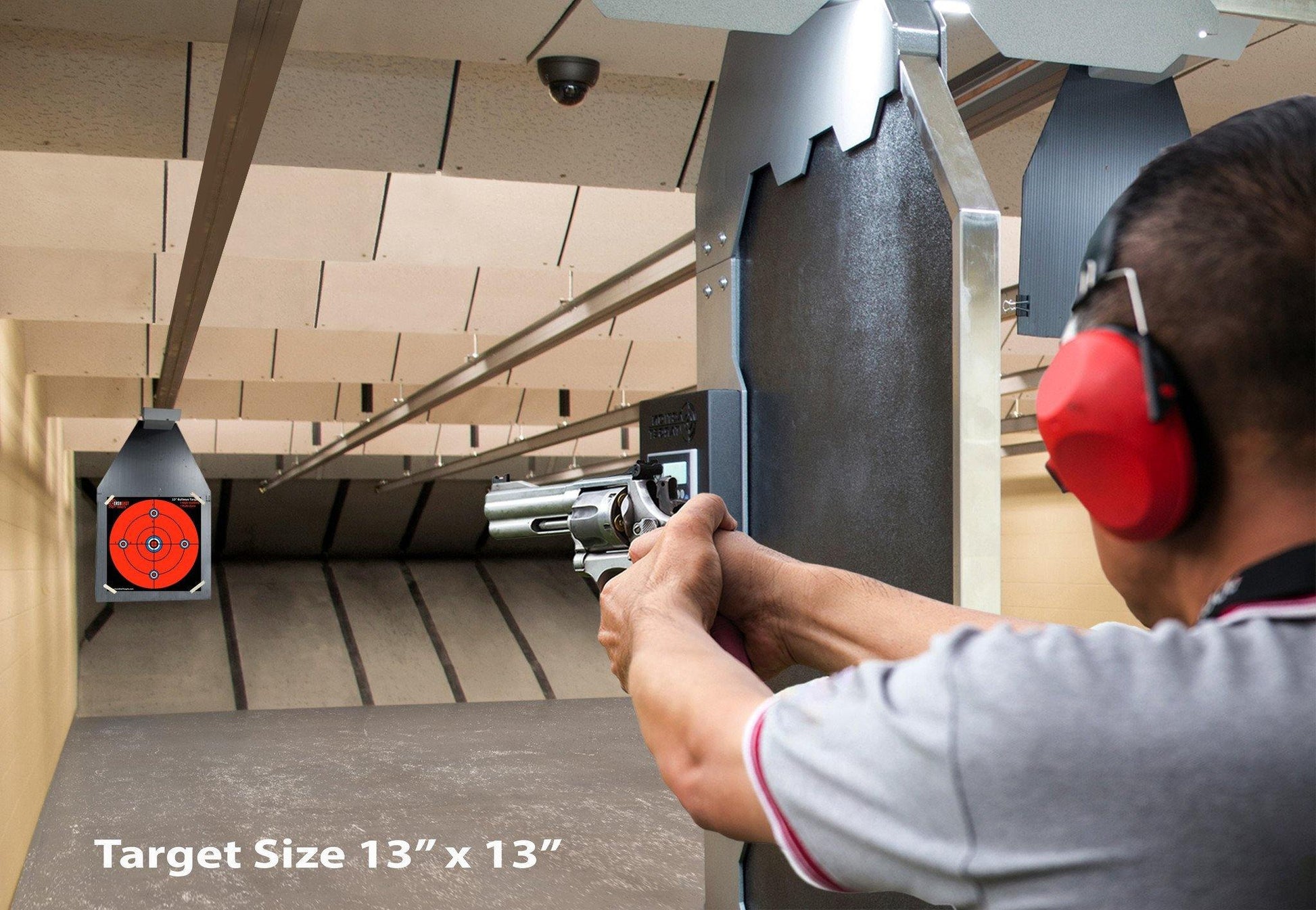 100 PACK- 13" Bullseye Targets - EasyShot Targets