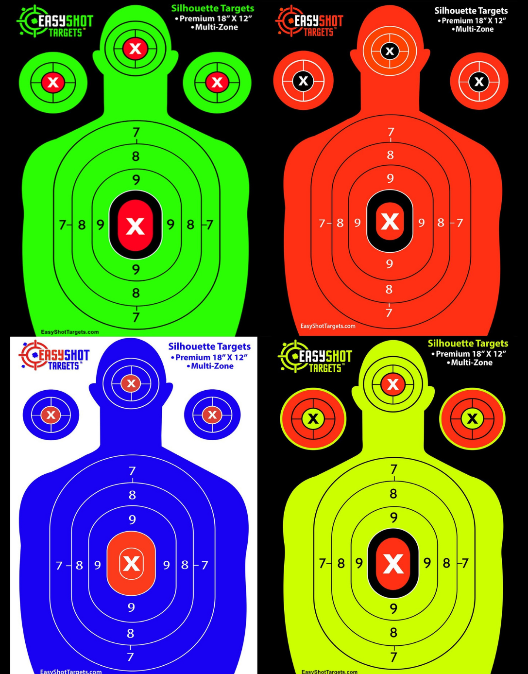 multicolor-silhouette-shooting-targets-easyshot-targets for Free Printable Air Pistol Targets Multicolor - Silhouette Shooting Targets – EasyShot Targets for Free Printable Air Pistol Targets