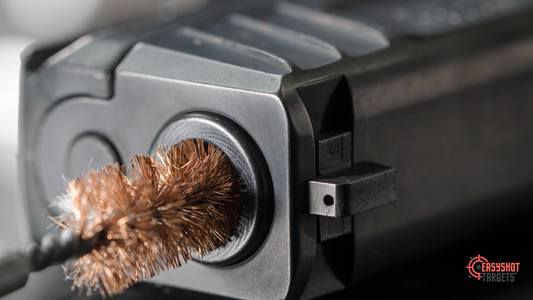 cleaning barrel of gun