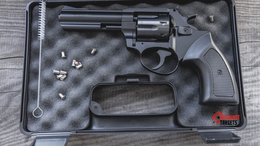 storing handgun in case