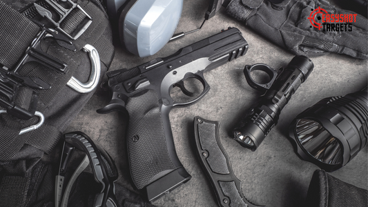 A group of the different kinds of handguns that you can buy