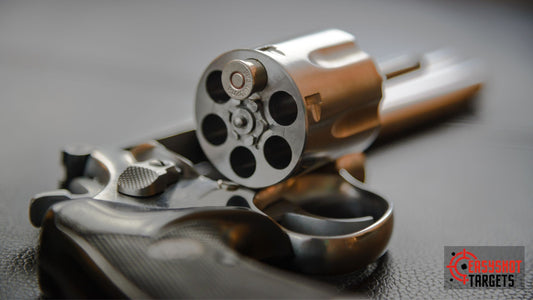 A revolver that is open to load ammunition