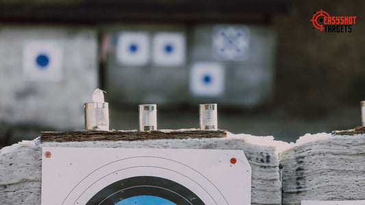 A variety of different targets that you can use at the shooting range