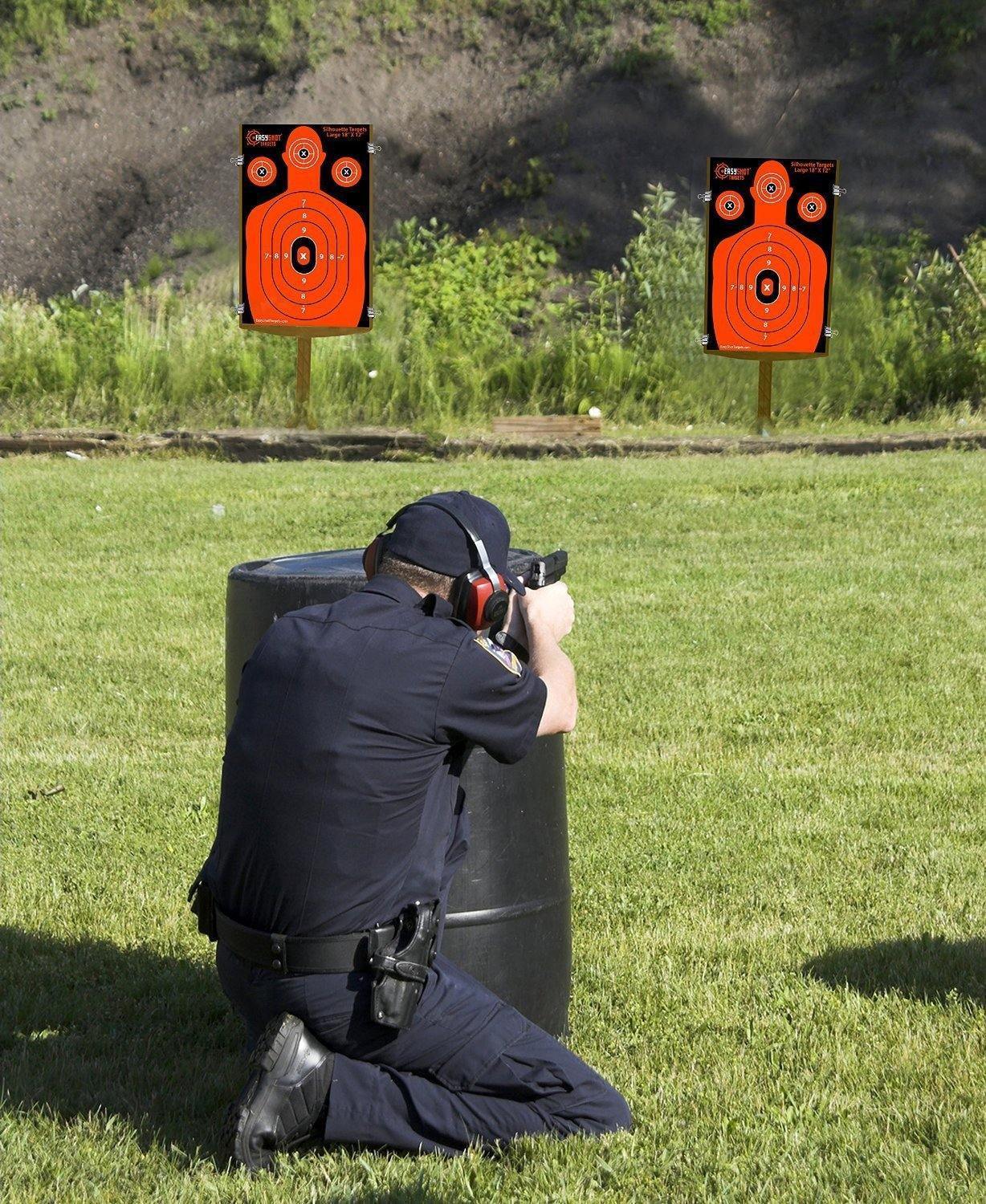 Shop & Save Orange - Silhouette Shooting Targets