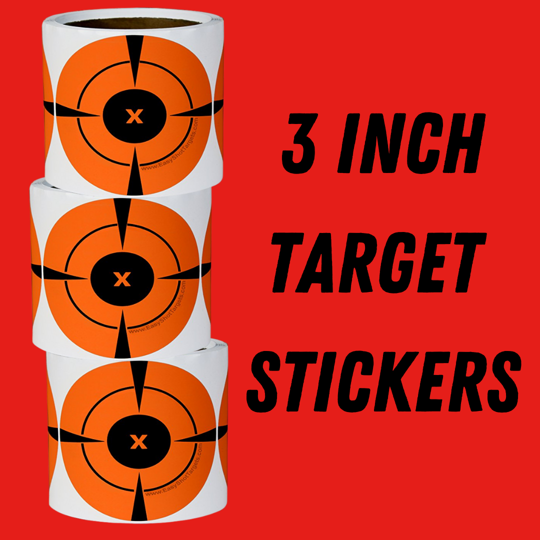 3 inch target stickers easyshot targets