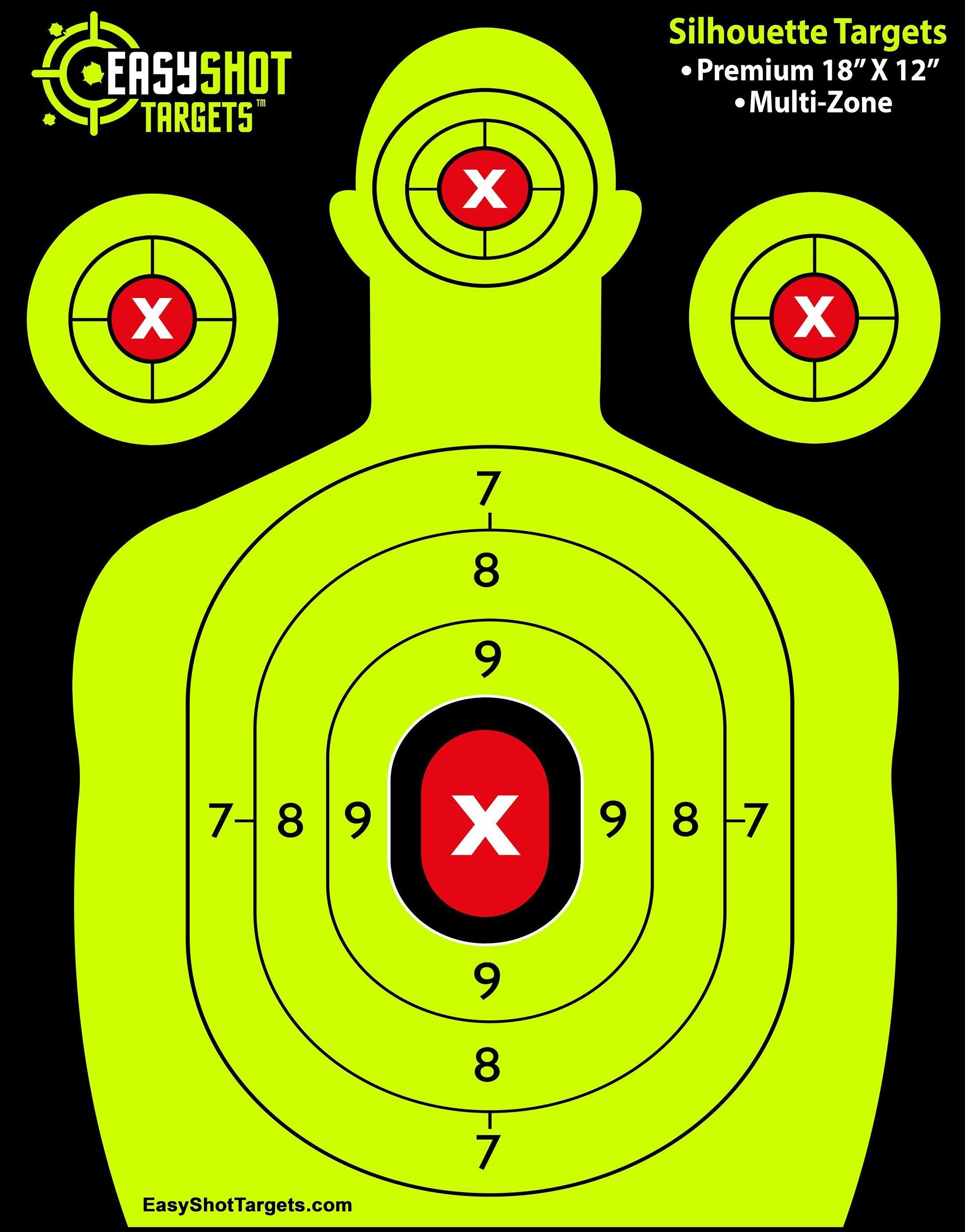 EasyShot Targets - Shooting Targets for Extreme Visibility